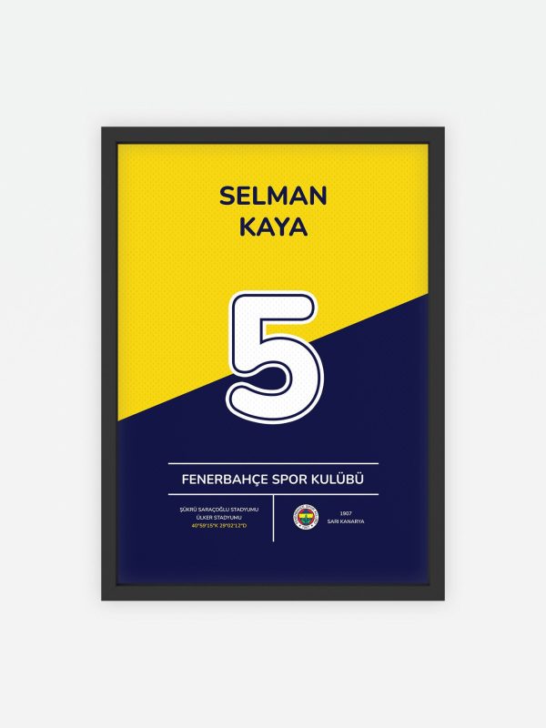 Kişiye Özel Futbol Posteri