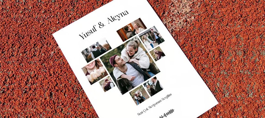 Kalp Şeklinde Spotify Temalı Poster ile Anılarınızı Ölümsüzleştirin