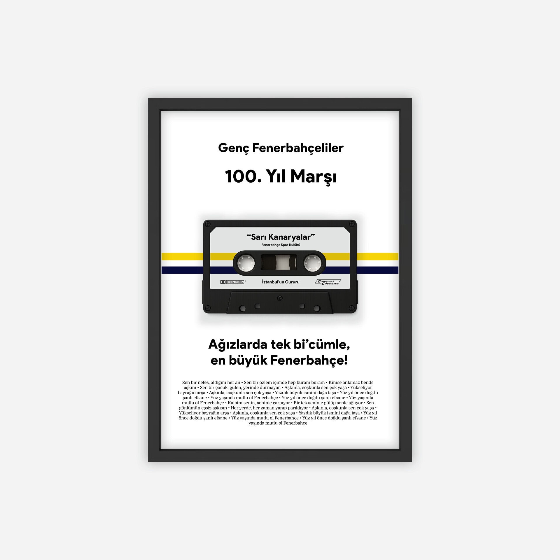 Kaset Temalı Poster Tasarımı