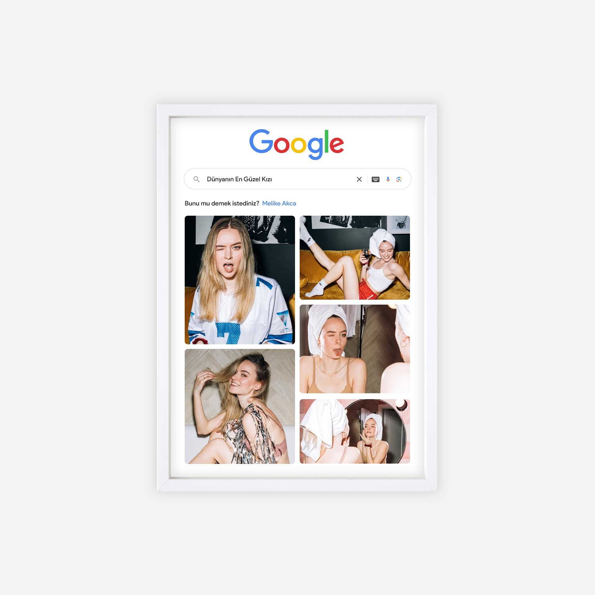 Kişiye Özel Google Arama Tasarımı